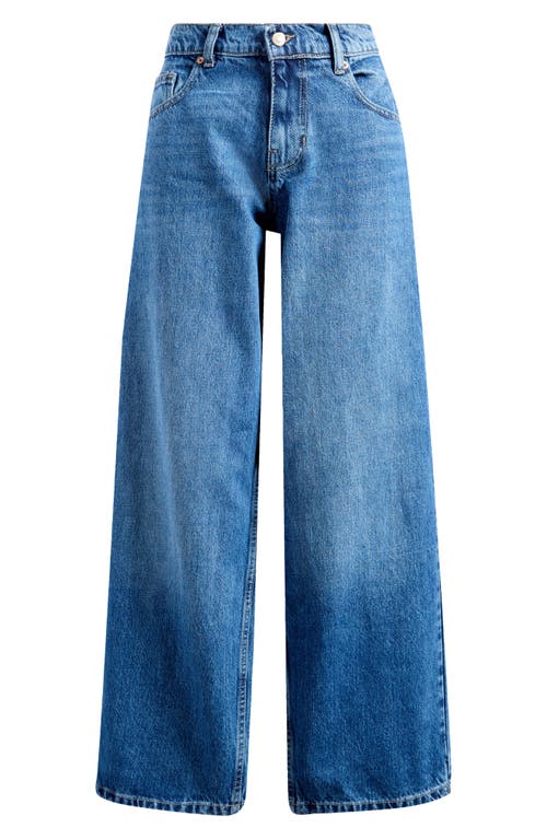 TOPSHOP TOPSHOP CINCH WIDE LEG JEANS