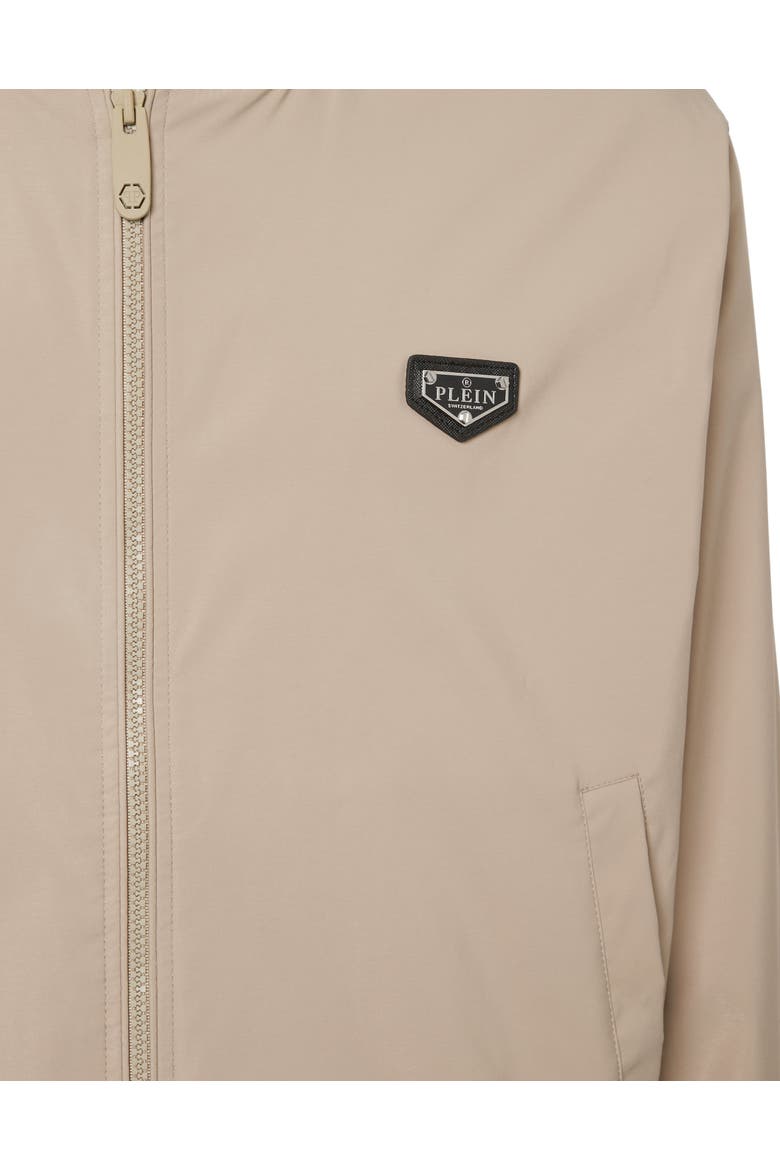 Nylon Bomber Jacket Men, Alternate, color, beige