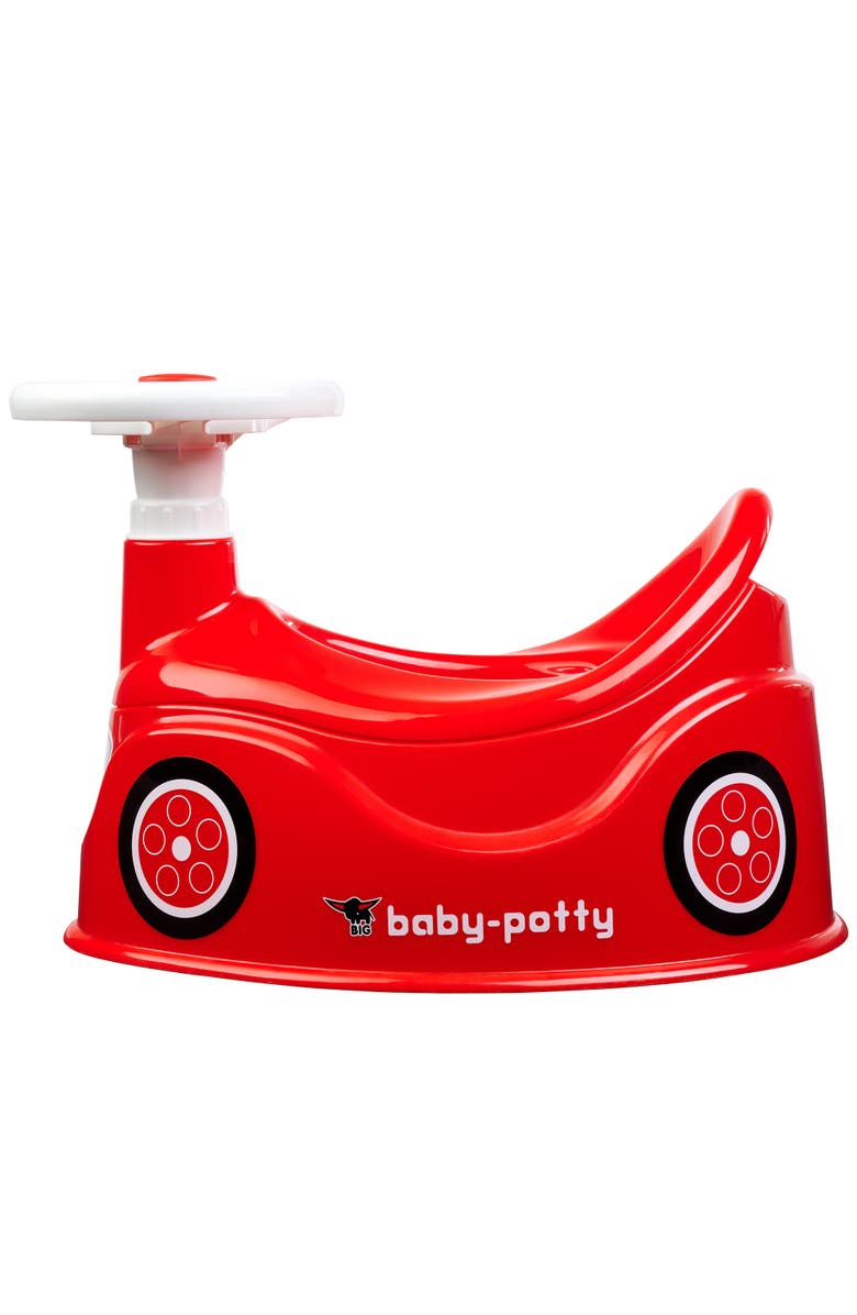 BIG Baby Potty, Red, Training Toilet In Fun Bobby Car Design, Alternate, color, Red
