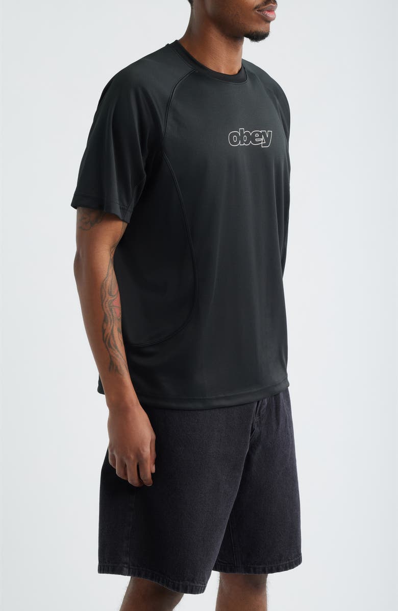 Obey Runner Active Top, Alternate, color, Black