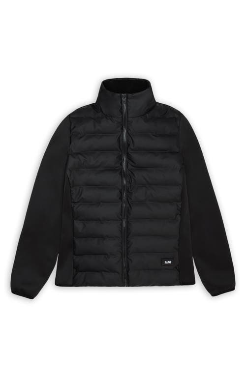 Rains Safi Hybrid Curve Jacket In Black
