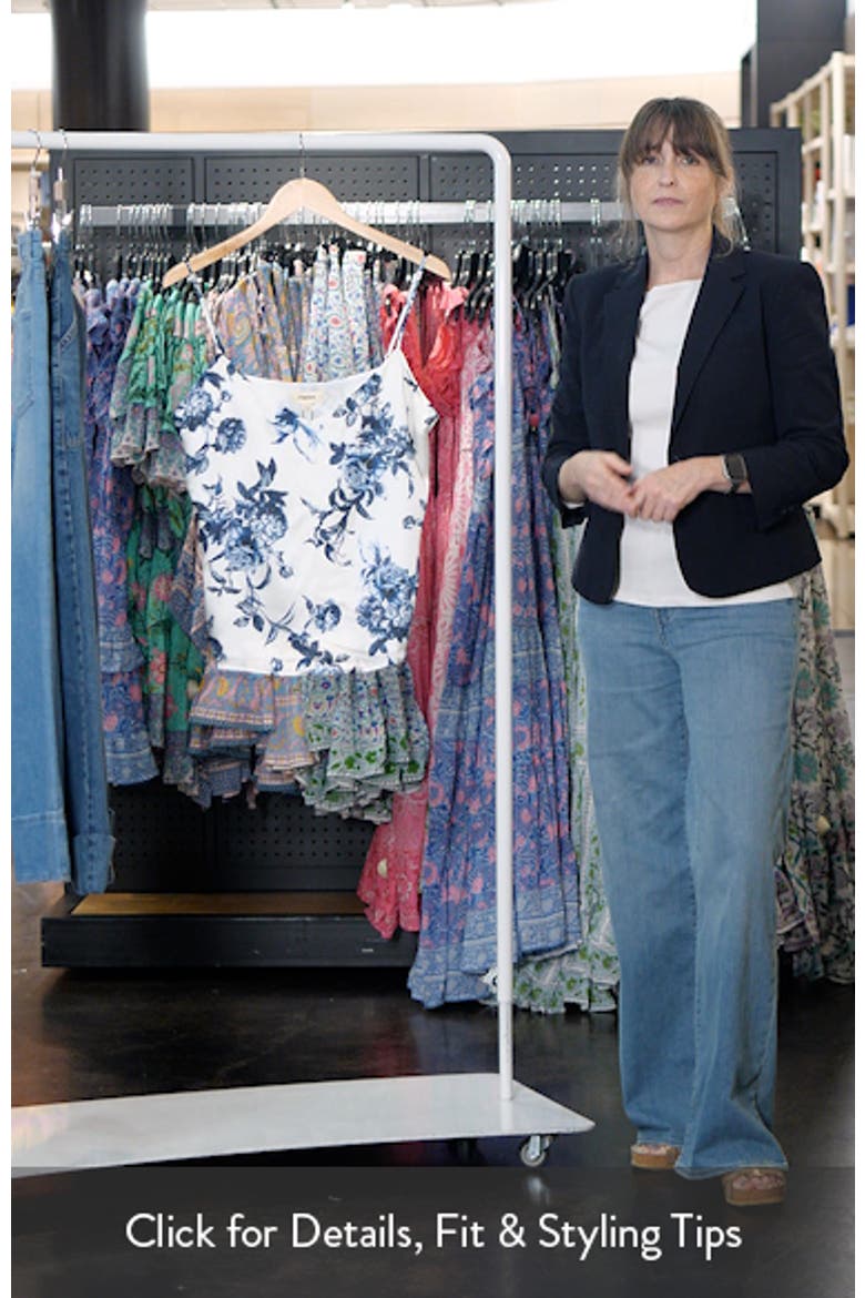 Jane Floral Print Silk Camisole video