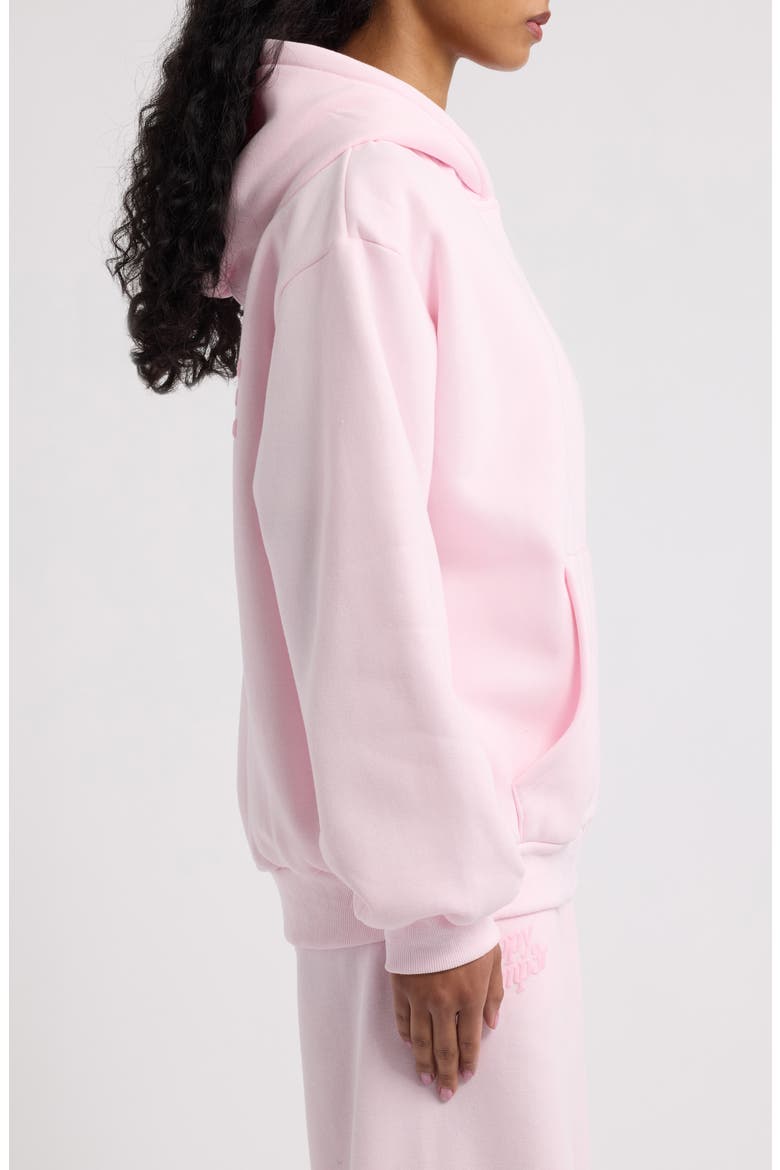 Someone Loves You Zip Hoodie, Alternate, color, BABY PINK