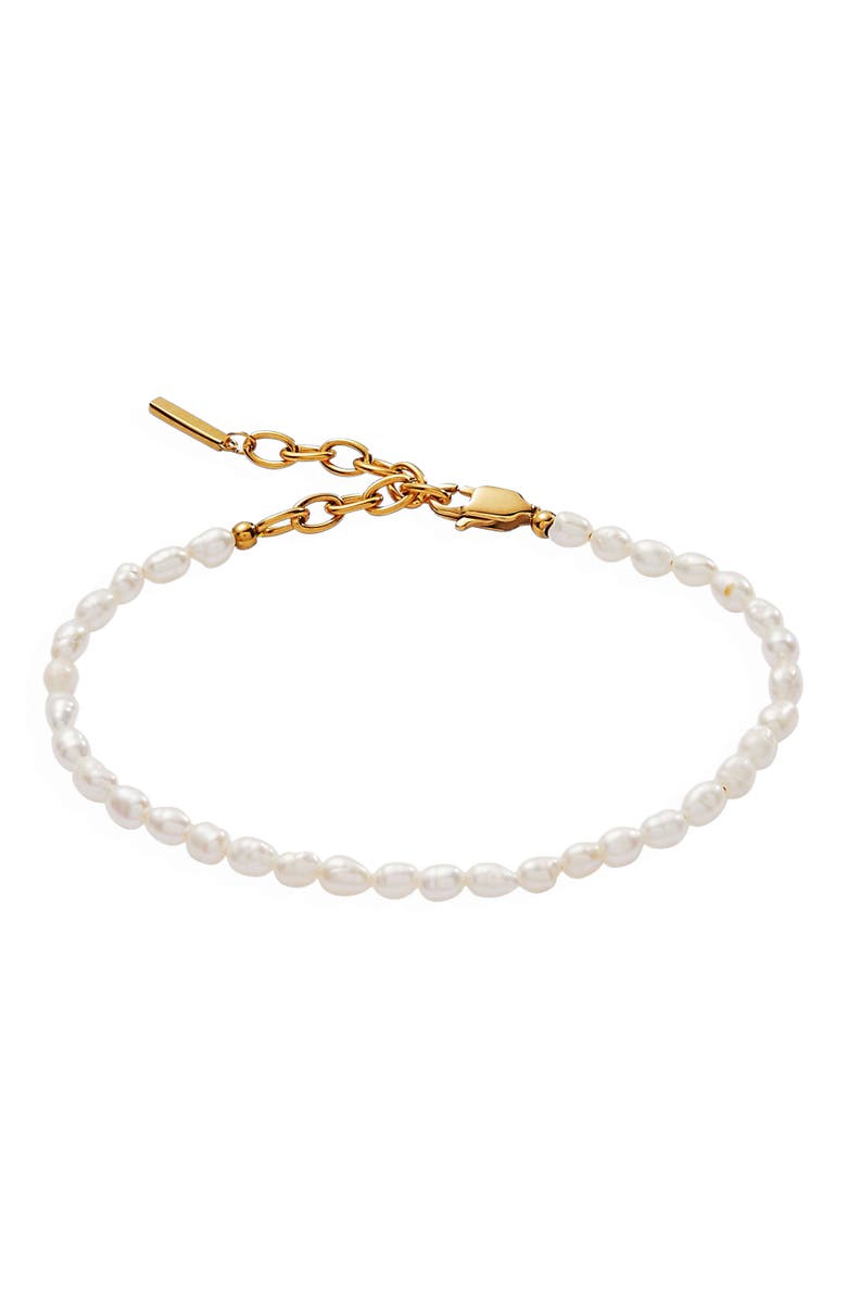 Alex and Ani Freshwater Pearl Bracelet, Main, color, Pearl