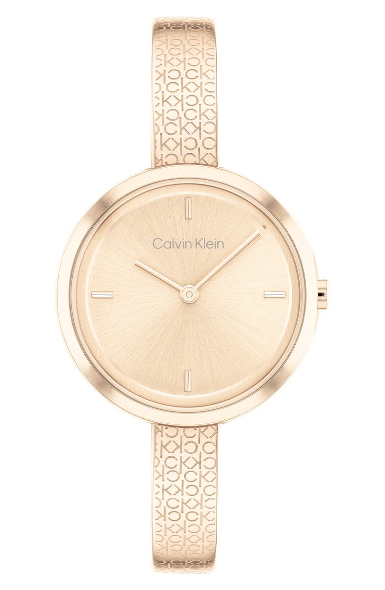 Calvin Klein Bangle Bracelet Watch, 30mm, Main, color, 