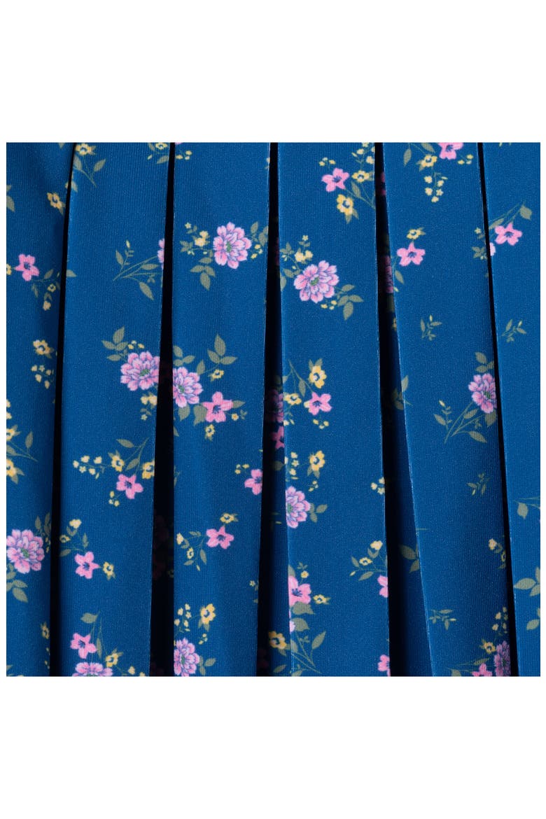 Kids' Floral Performance Pleated Skort, Alternate, color, NAVY FLORAL