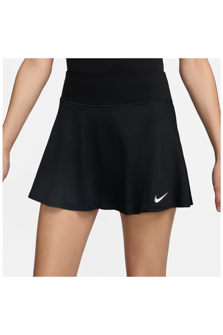 Dri-FIT Advantage Tennis Skort, Alternate, color, BLACK/ WHITE