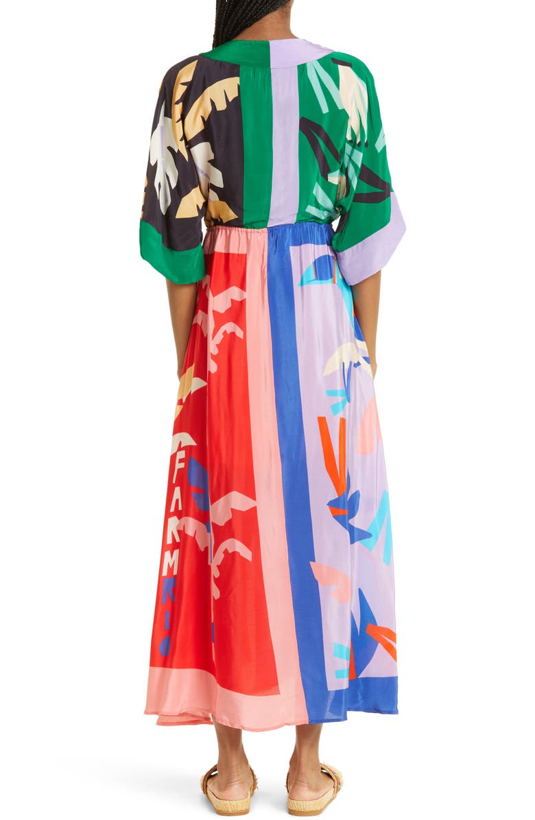 FARM Rio Brasil Bahia Colorblock Dress, Alternate, color, 