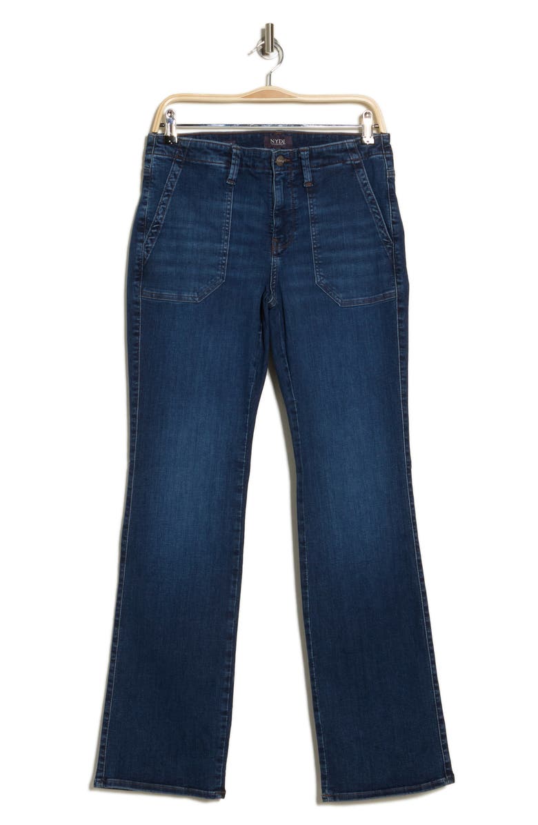 NYDJ Barbara Utility Bootcut Jeans, Alternate, color, Gold Coast