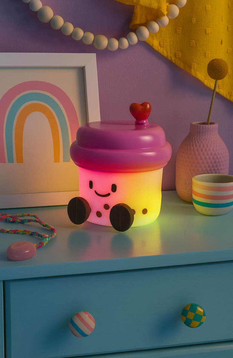 Innovibe Pink Bubble Tea Squishy Light, Alternate, color, Pink Black