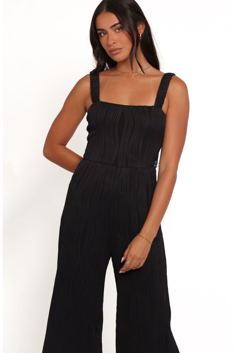 Ivy Wide Leg Jumpsuit, Alternate, color, BLACK