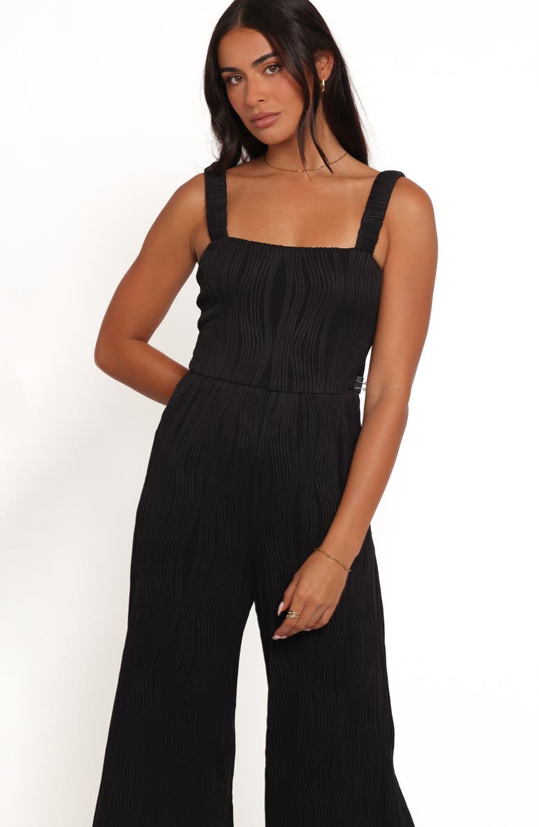 Petal & Pup Ivy Wide Leg Jumpsuit, Alternate, color, Black