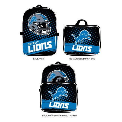 Detroit Lions Backpack & Lunch Box 2-Piece Set