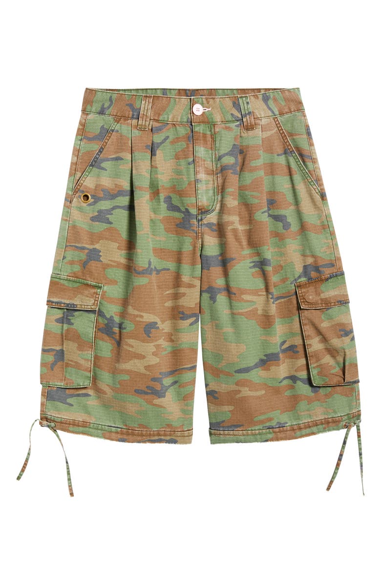 Elwood Baggy Camo Shorts, Alternate, color, Camo