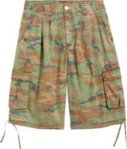 Elwood Baggy Camo Shorts