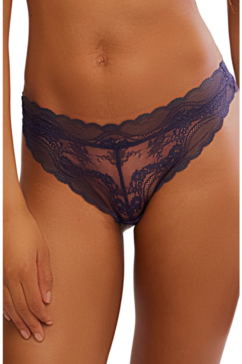 Intimately FP Spring Fever Thong, Main, color, PEACOAT