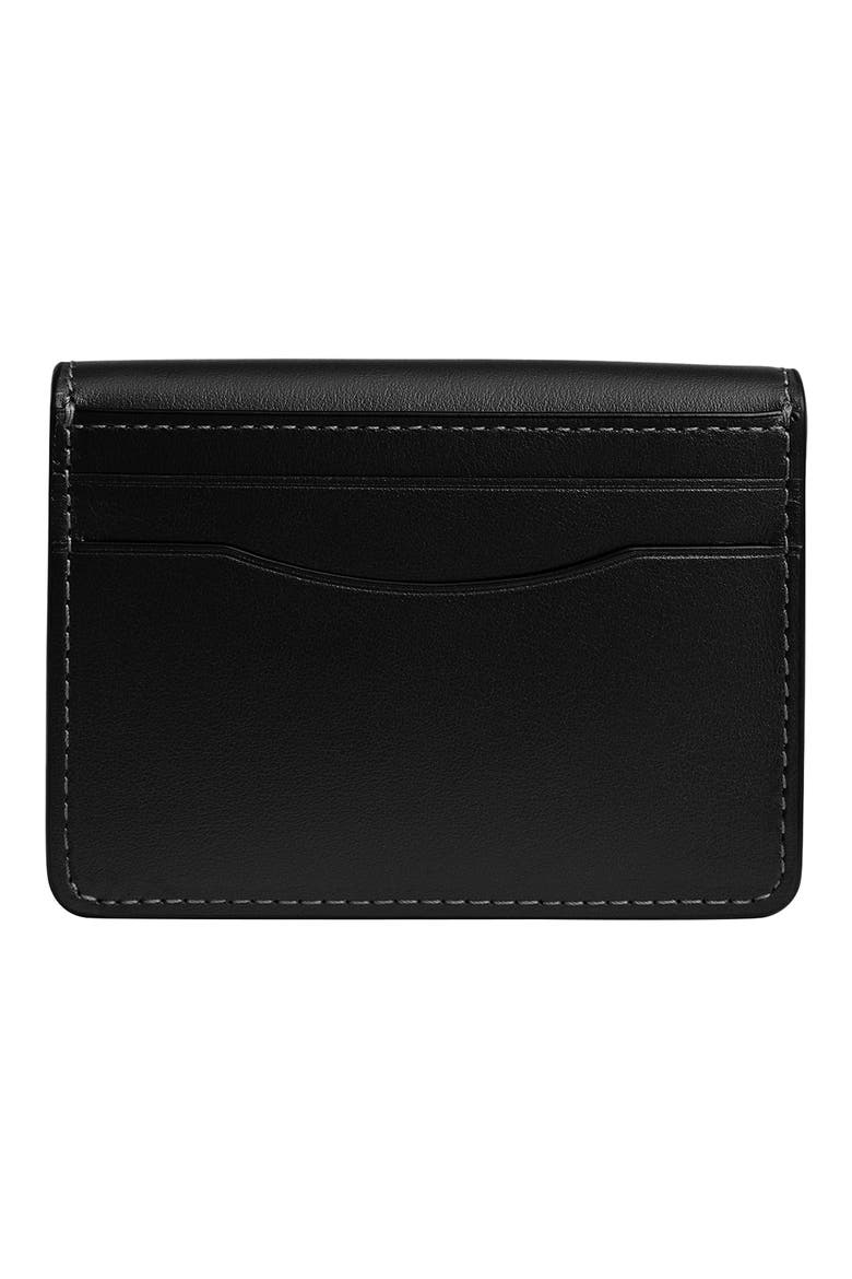 Tabby Leather Card Case, Alternate, color, B4/ BLACK