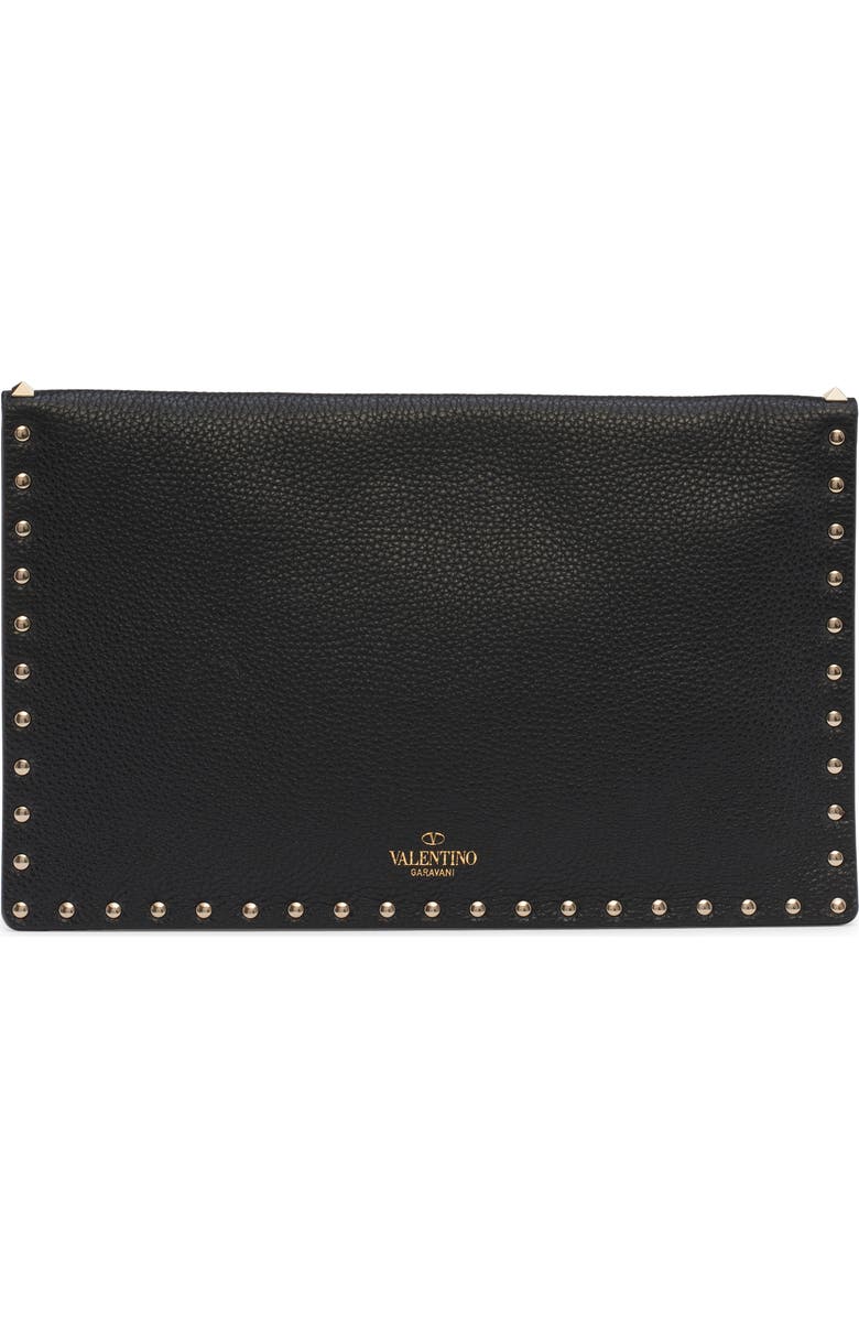 Valentino Garavani Large Rockstud Envelope Pouch, Alternate, color,