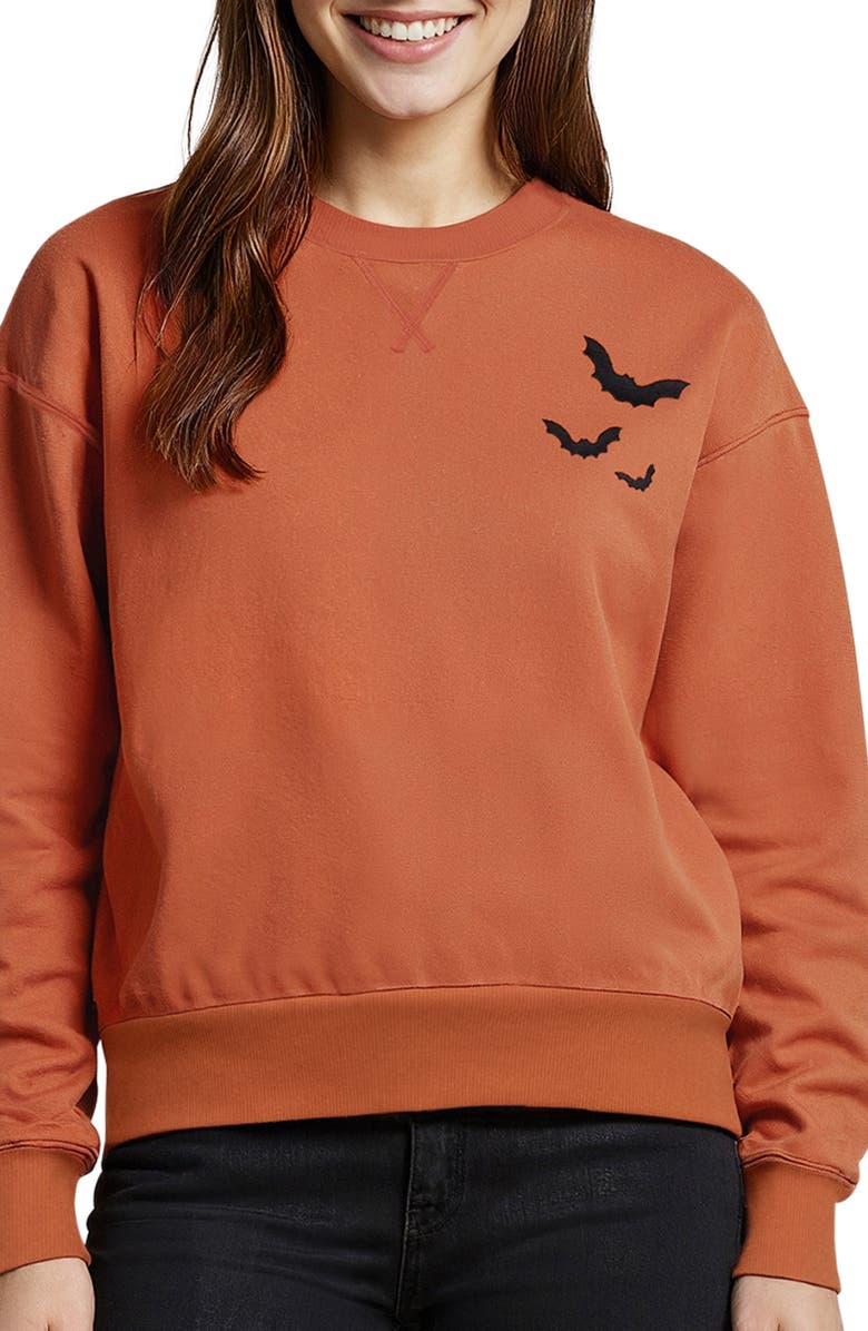 Wildfox Alex Tonight We Fly Sweatshirt, Alternate, color, Autum Leaf