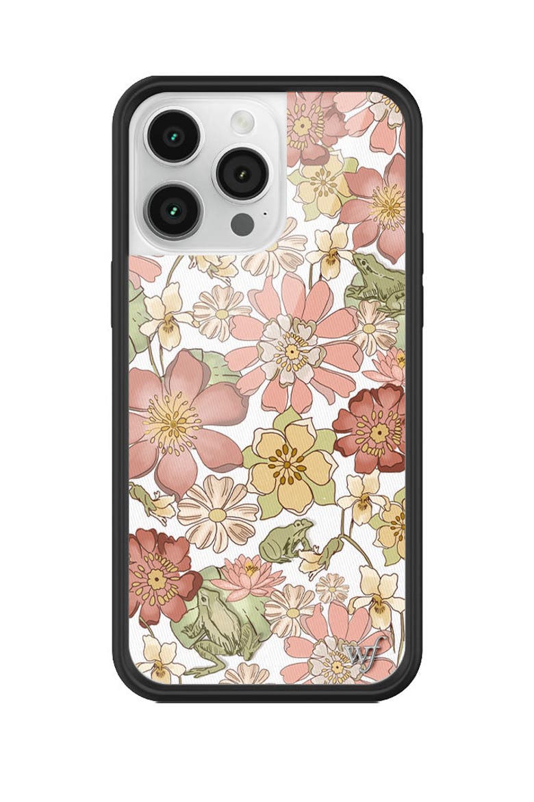 Lilypad Floral iPhone Case, Alternate, color, Green