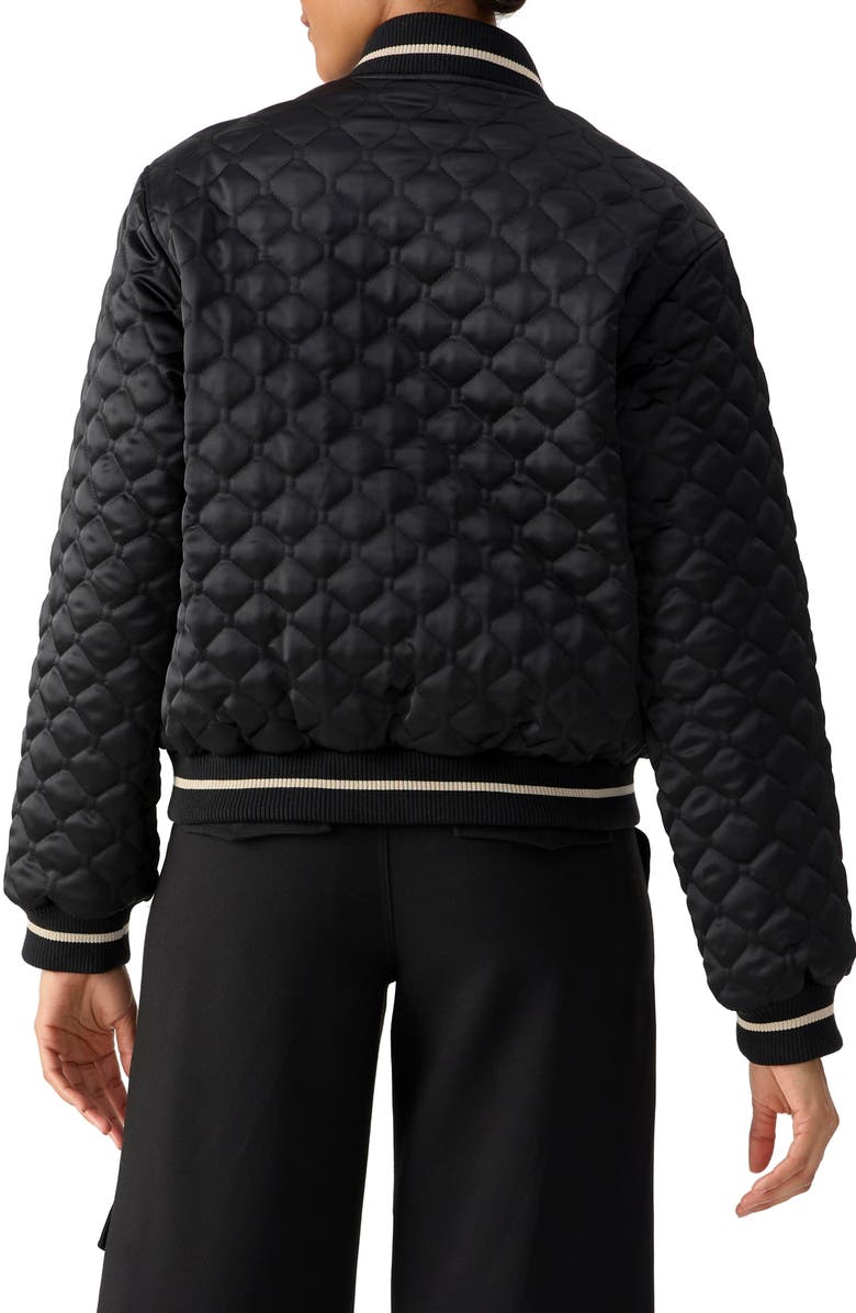 Sanctuary Marilyn Quilted Bomber Jacket, Alternate, color,