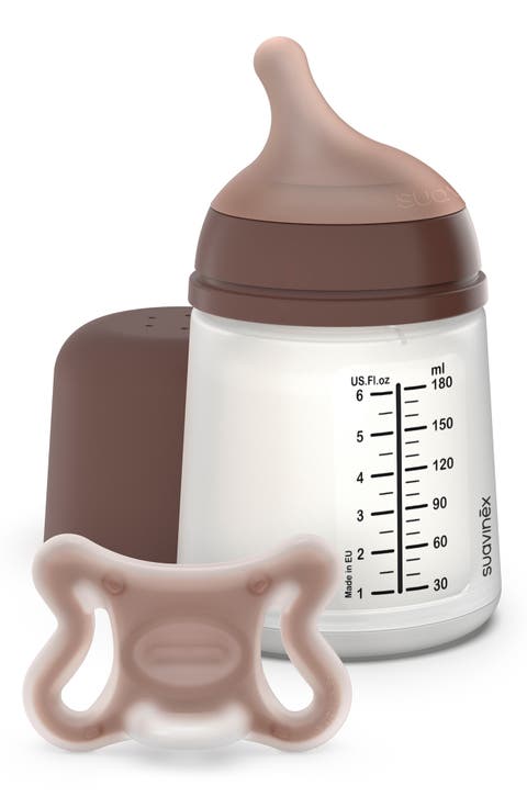 Zerø.Zerø™ Small Anti-Colic Adaptable Flow Newborn Bottle & Pacifier Starter Set