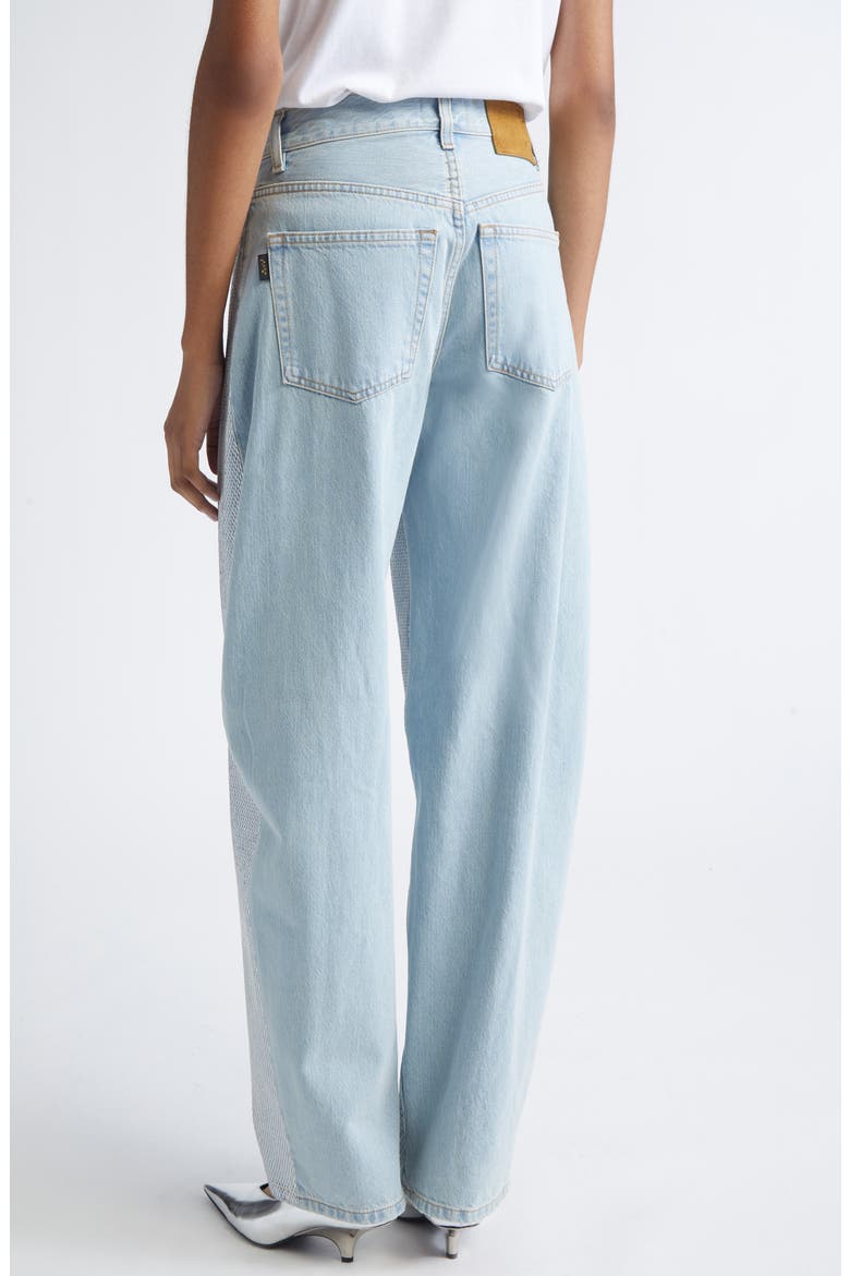 Bibi Crystal Embellished Balloon Leg Jeans, Alternate, color, STAPLED BLUE