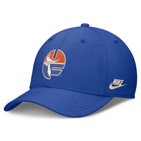 Men's Nike  Royal Florida Gators Dri-FIT Vintage Rise Swooshflex Flex Hat