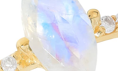 Ys Gems Marquis Gemstone Ring In Gold