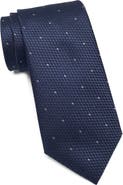 TOM BAINE Texture Grid Tie