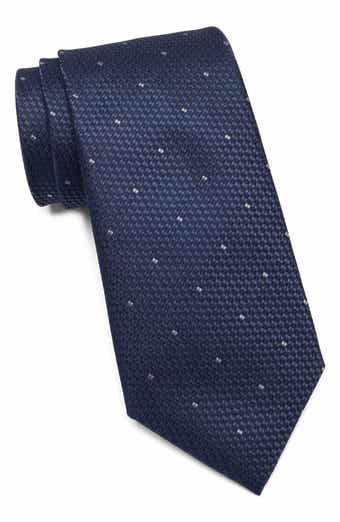 TOM BAINE Texture Grid Tie