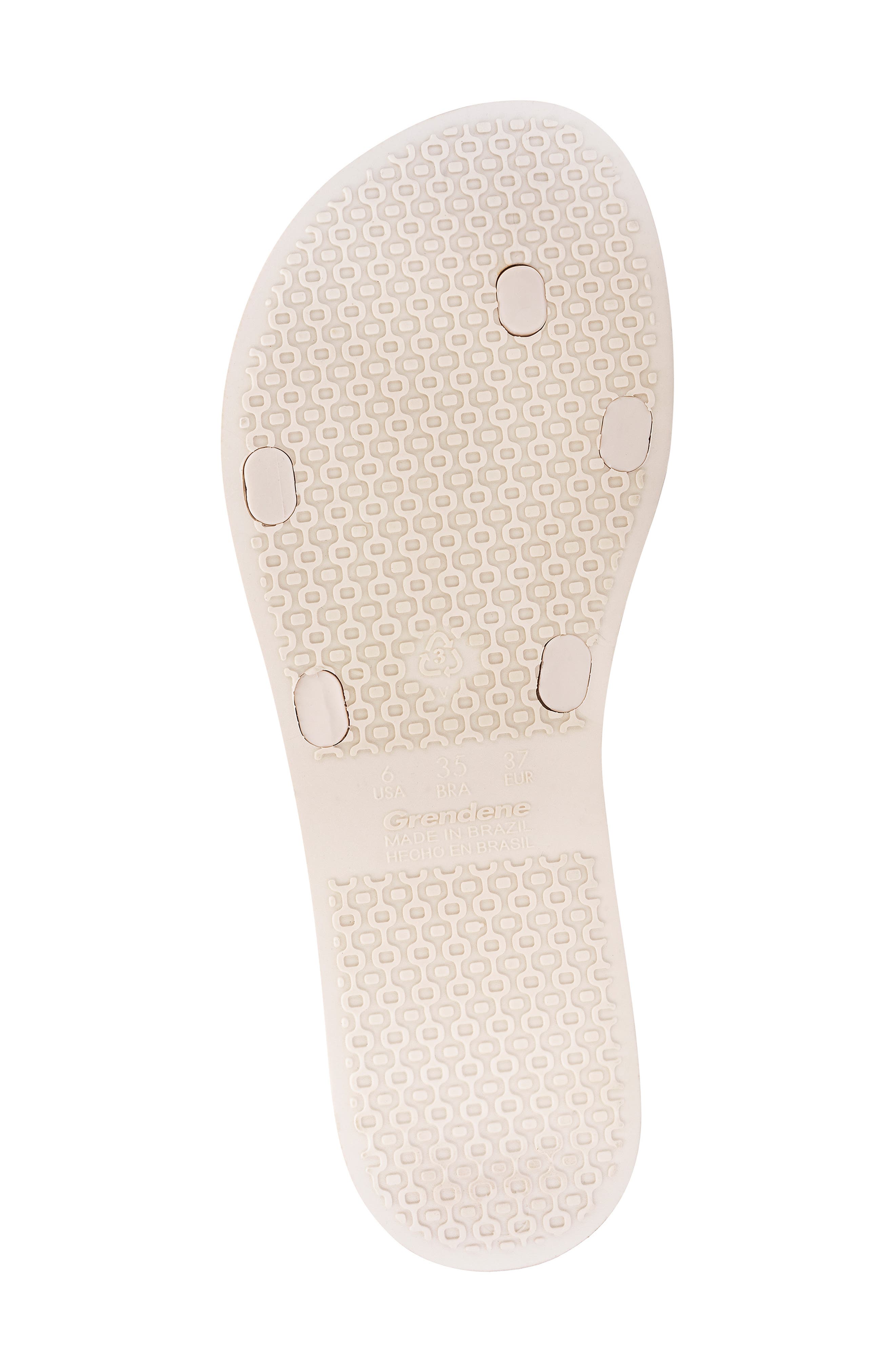 Ipanema Kirei Thong Sandals, Alternate, color, Beige/ Brown