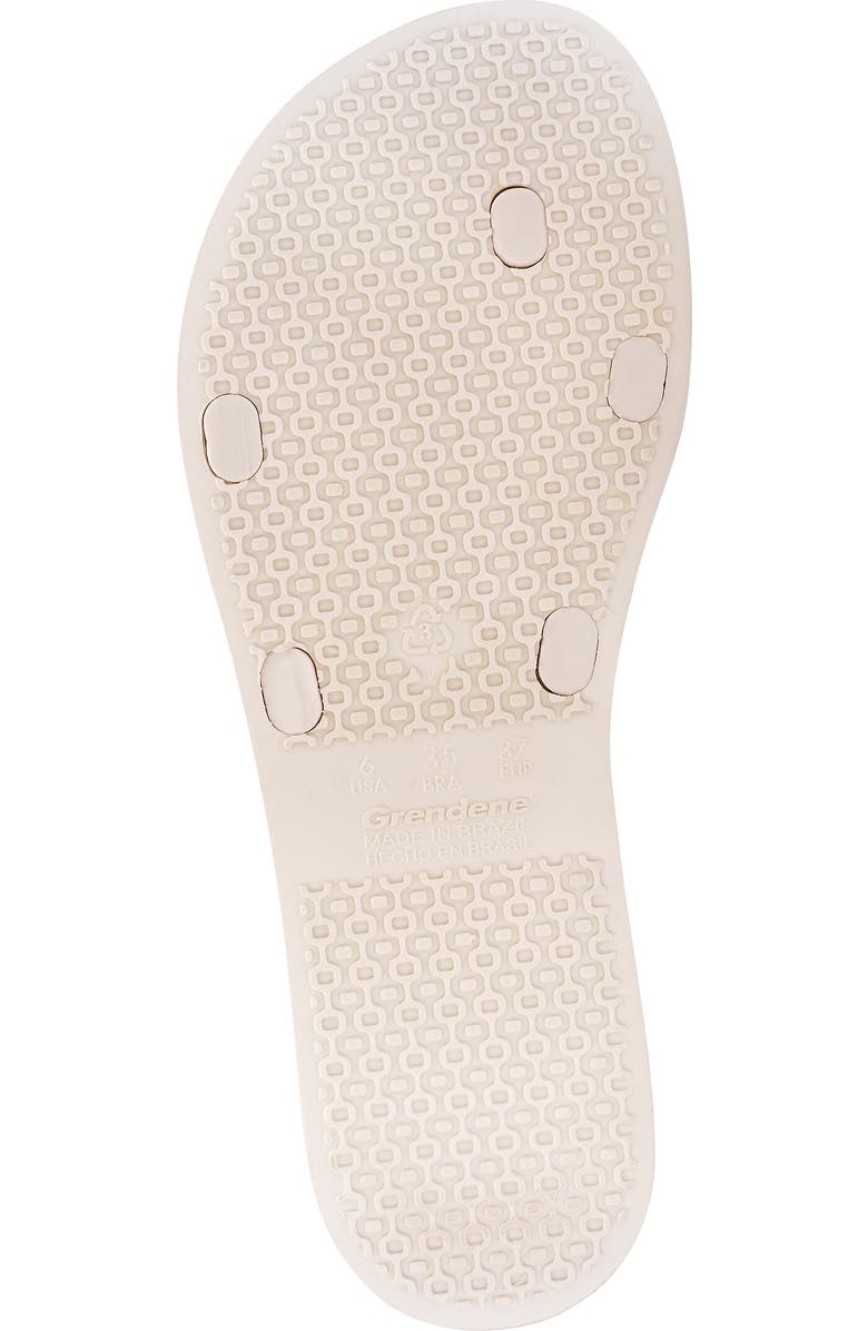 Ipanema Kirei Thong Sandals, Alternate, color, Beige/ Brown