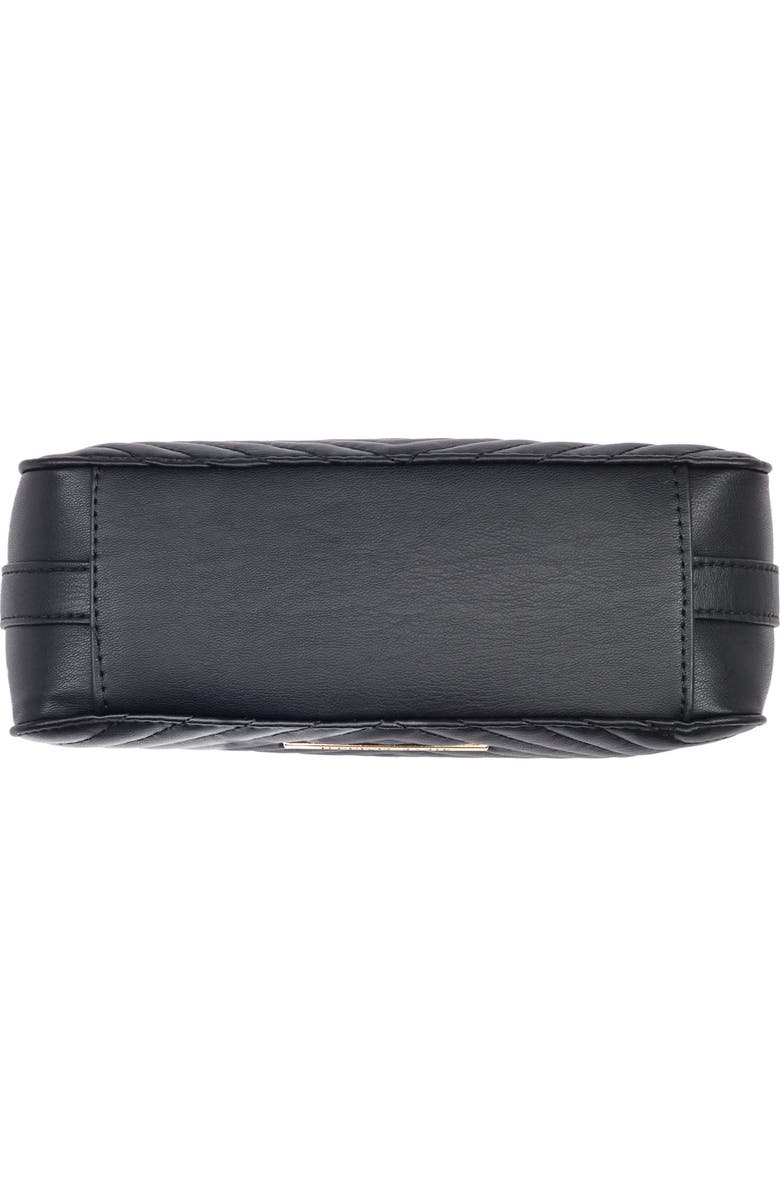 Steve Madden B Danna Chevron Quilted Faux Leather Camera Bag, Alternate, color,