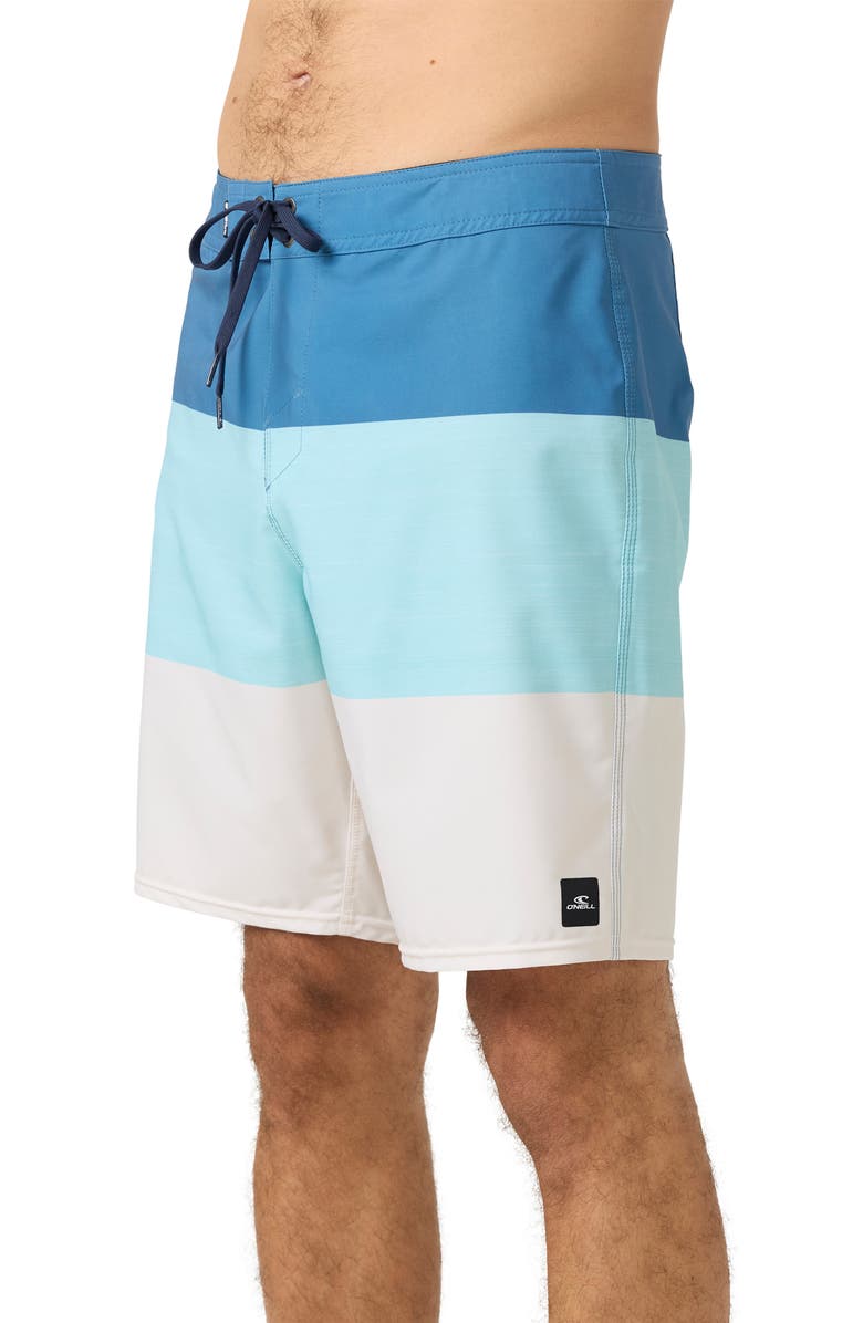O'Neill Hyperfreak Heat Block Swim Trunks, Alternate, color, Pastel Turquoise