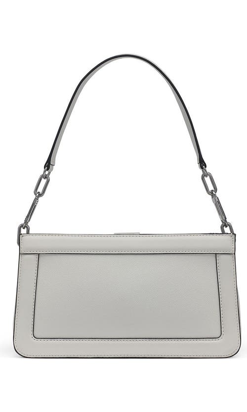 Karl Lagerfeld Paris Ivette Shoulder In Winter White/silver