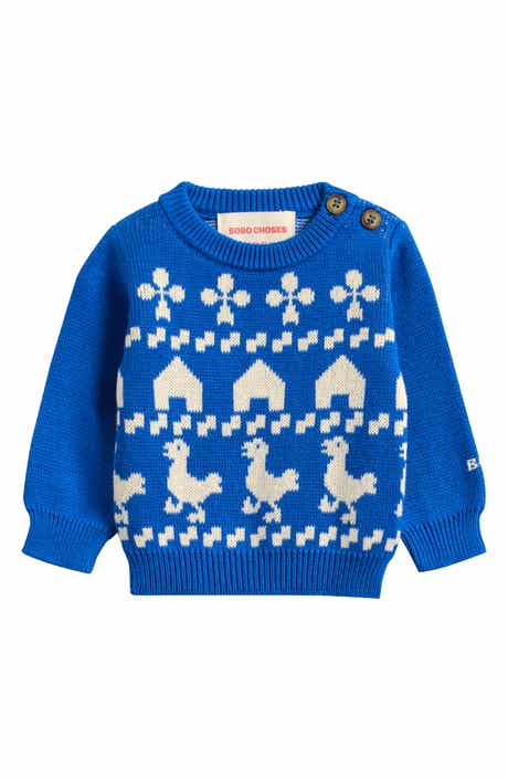 Bobo Choses Farm Jacquard Organic Cotton Sweater