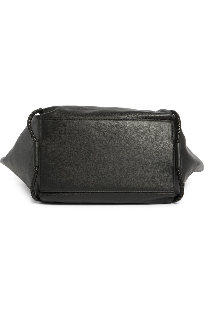 Lucky Brand Zila Leather Tote Bag, Alternate, color, Black