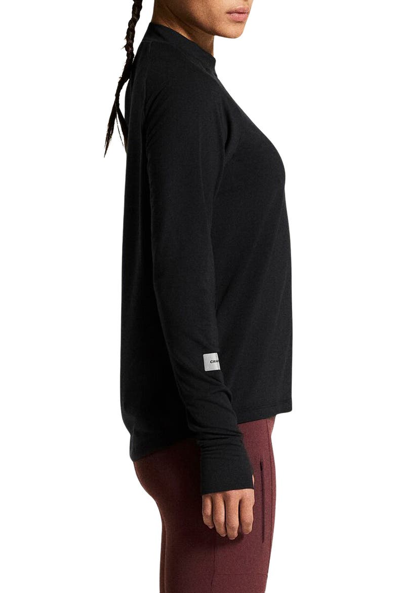 Adv SubZ Zip Performance Jersey, Alternate, color, BLACK