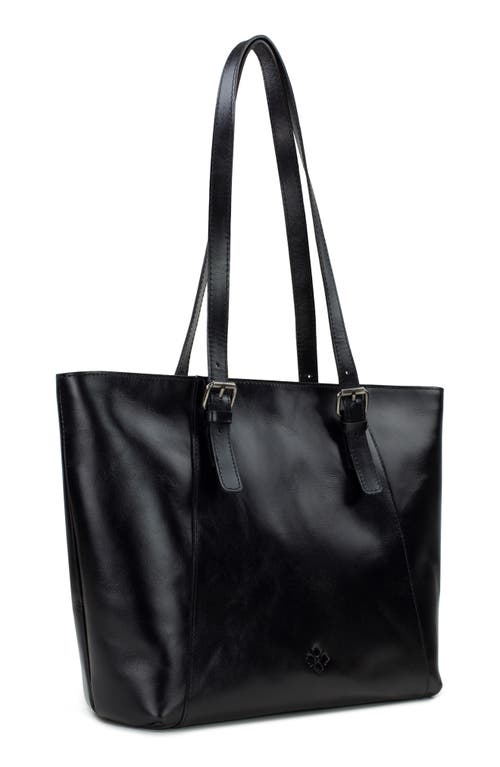 Patricia Nash Arlia Leather Tote Bag In Black