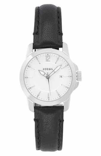 Fossil Neutra Stainless Steel Leather Strap Watch