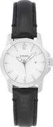 Fossil Neutra Stainless Steel Leather Strap Watch