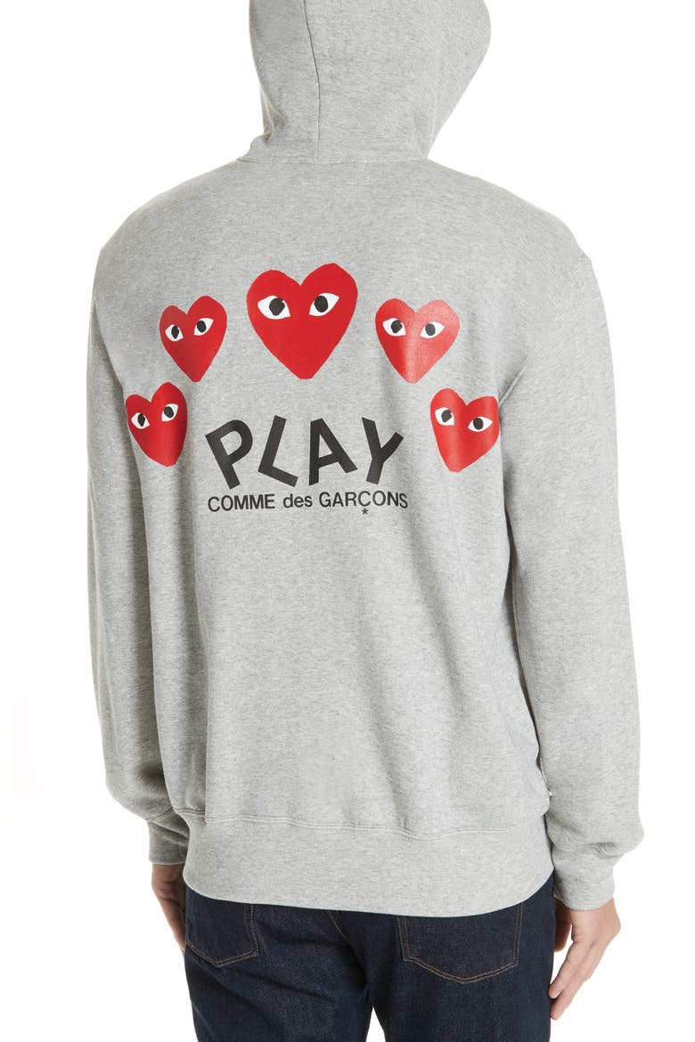 Zip Hoodie, Alternate, color, GREY