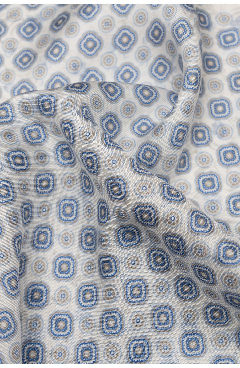 Elizabetta Italo - Double Sided Silk Pocket Square for Men, Alternate, color, Blue