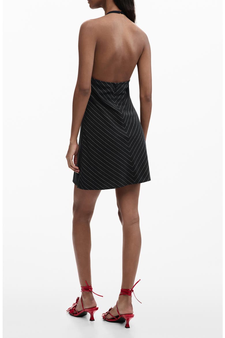 Halter Minidress, Alternate, color, DARK BLUE