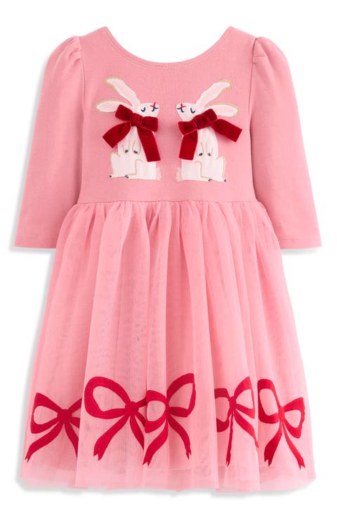 Kids' Appliqué Tulle Dress (Toddler, Little Kid & Big Kid)