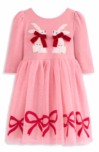 Mini Boden Kids' Appliqué Tulle Dress