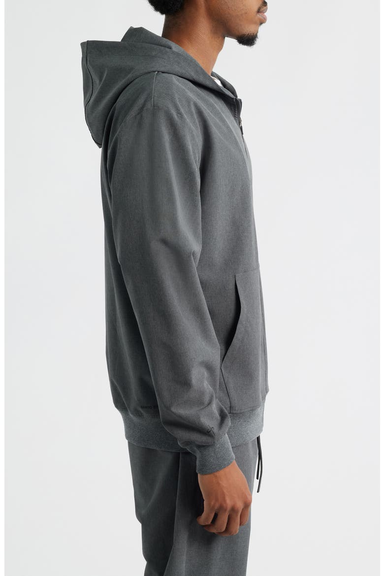 Tempo Tech Zip Jacket, Alternate, color, HEATHER GREY