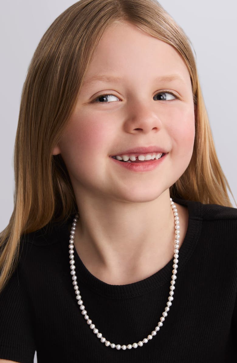 LAGOS Kids' Kinder Cultured Pearl Necklace, Alternate, color,