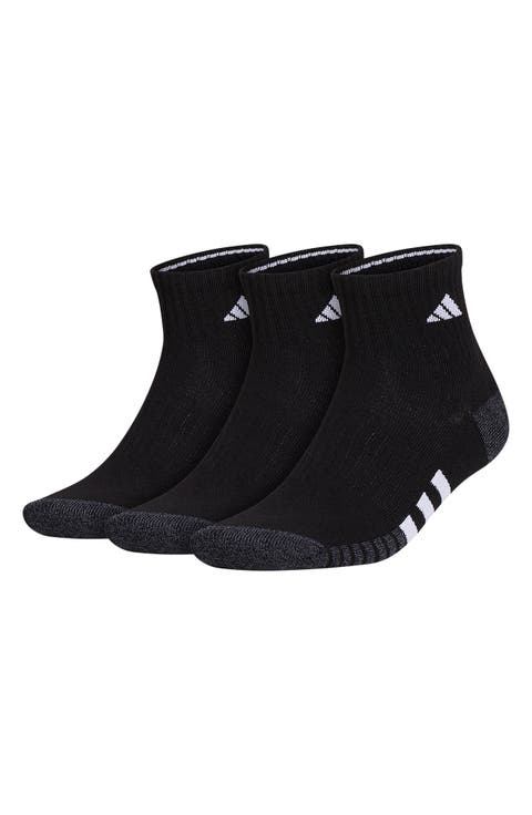 3-Pack Cushioned High Quarter Socks